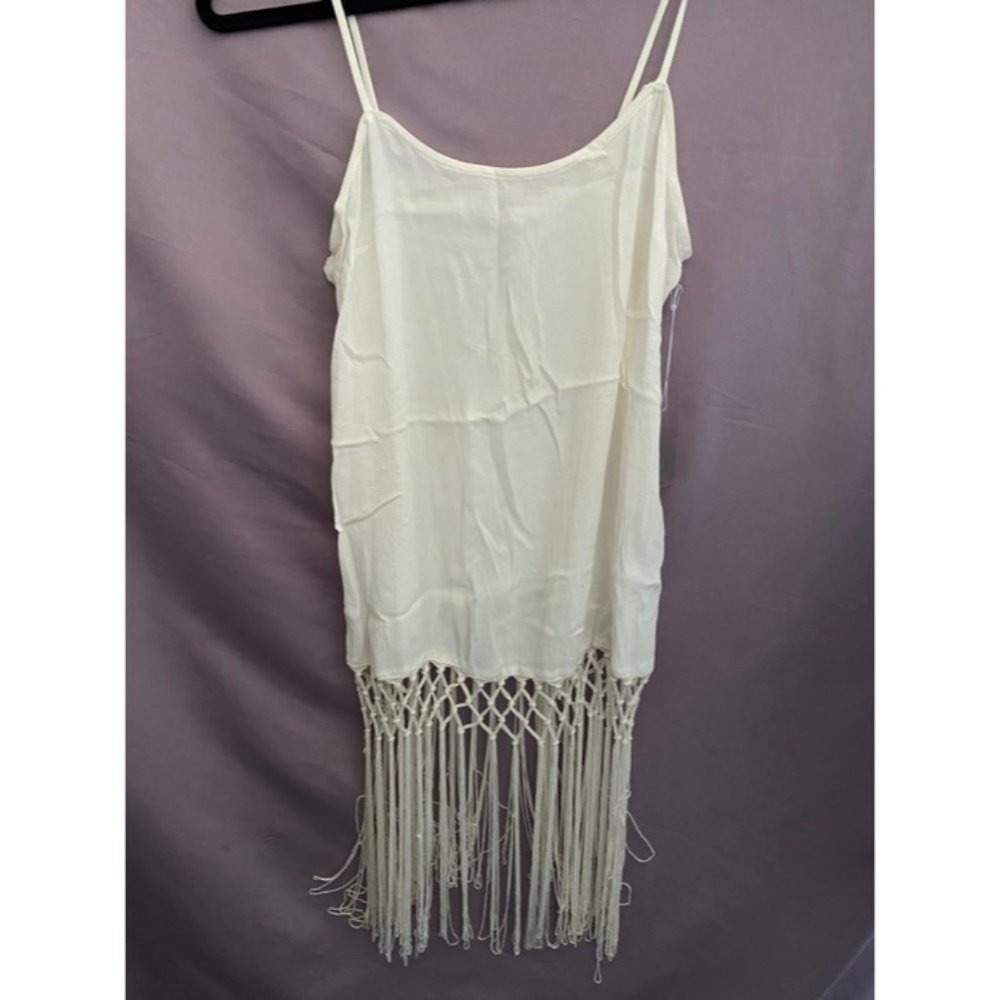 Fringe dress spaghetti strap
